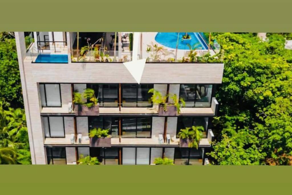 Apartamento Departamento nuevo con vista al mar Playa del Carmen Exterior foto