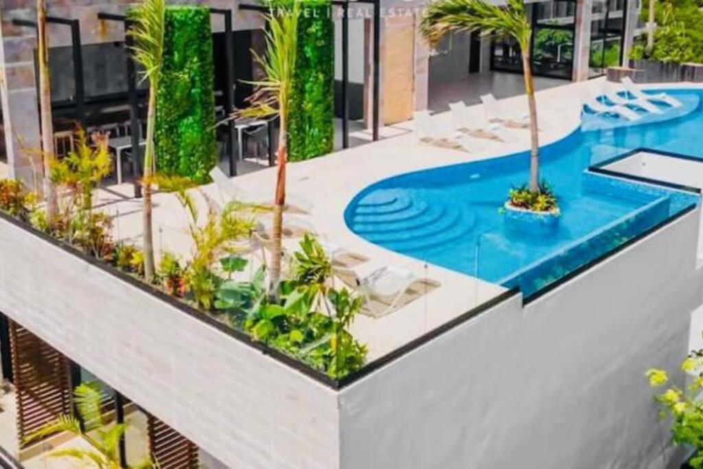 Apartamento Departamento nuevo con vista al mar Playa del Carmen Exterior foto